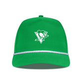 Pittsburgh Penguins Levelwear St. Patrick's Day Gambit Rope Adjustable Hat - Kelly Green Hats