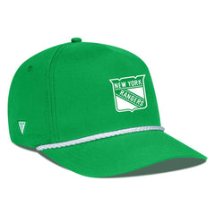 New York Rangers Levelwear St. Patrick's Day Gambit Rope Adjustable Hat - Kelly Green Hats