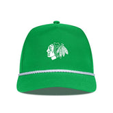 Chicago Blackhawks Levelwear St. Patrick's Day Gambit Rope Adjustable Hat - Kelly Green Hats