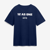 Seattle Seahawks Super Bowl LX 12 as One T-Shirt - College Navy outlet