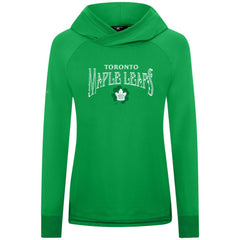 Toronto Maple Leafs Levelwear Women's St. Patrick's Day Slender Raglan Hoodie - Kelly Green Hoodies
