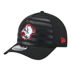 Buffalo Sabres New Era Game Day Stealth Flag 9FORTY A-Frame Adjustable Hat - Black Hats