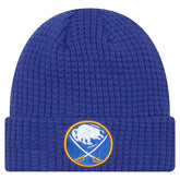 Buffalo Sabres New Era Waffle Cuffed Knit Hat - Royal Hats