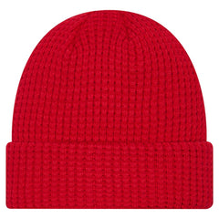 Detroit Red Wings New Era Waffle Cuffed Knit Hat - Red Hats