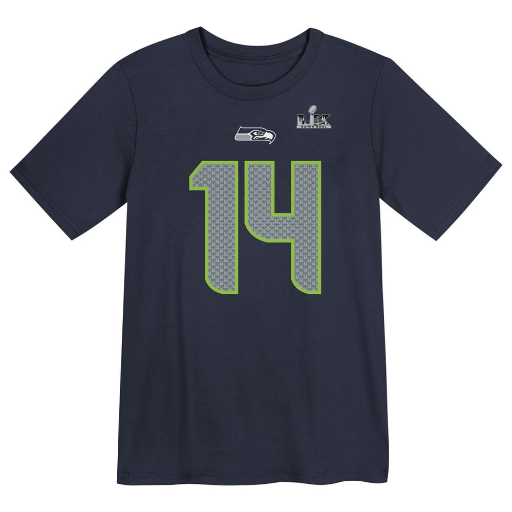 Sam Darnold Seattle Seahawks Preschool Super Bowl LX Name & Number T-Shirt - College Navy for sale