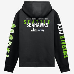 Seattle Seahawks Super Bowl LX Champions Four Piece Hoodie - Black for sale