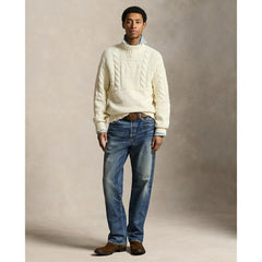 Yankees Polo Ralph Lauren Sweater Cream