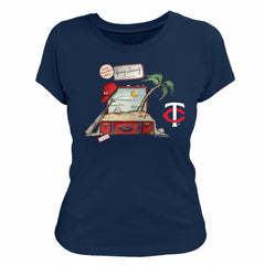 Minnesota Twins Tiny Turnip Women's 2026 Spring Training T-Shirt Navy