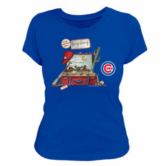 Chicago Cubs Tiny Turnip Women's 2026 Spring Training T-Shirt Royal