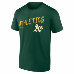 Athletics Hustle Personalized Name & Number T-Shirt Green