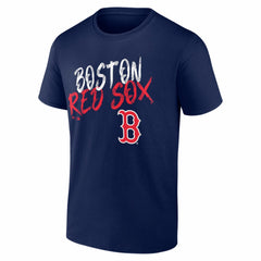 Boston Red Sox Hustle Personalized Name & Number T-Shirt Navy