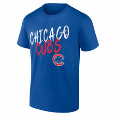 Chicago Cubs Hustle Personalized Name & Number T-Shirt Royal