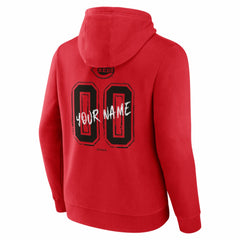 Cincinnati Reds Hustle Personalized Name & Number Hoodie Red