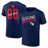 Cleveland Guardians Hustle Personalized Name & Number T-Shirt Navy