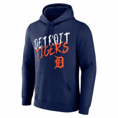 Detroit Tigers Hustle Personalized Name & Number Hoodie Navy