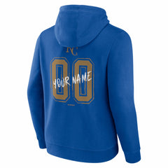 Kansas City Royals Hustle Personalized Name & Number Hoodie Royal