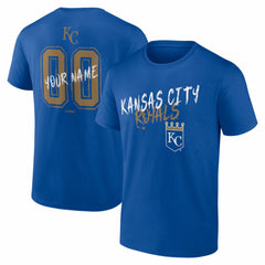 Kansas City Royals Hustle Personalized Name & Number T-Shirt Royal