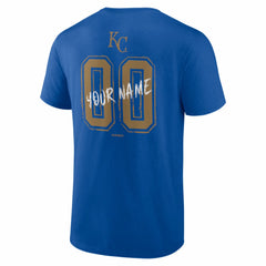 Kansas City Royals Hustle Personalized Name & Number T-Shirt Royal