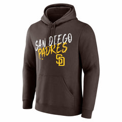 San Diego Padres Hustle Personalized Name & Number Hoodie Brown