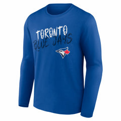 Toronto Blue Jays Hustle Personalized Name & Number Long Sleeve T-Shirt Royal