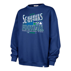 Seattle Seahawks '47 Women's Regional Oversized Sweatshirt - College Navy discount