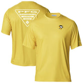 Pittsburgh Penguins Columbia PFG Terminal Tackle Omni-Shade T-Shirt - Gold T-shirts