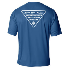 Colorado Avalanche Columbia PFG Terminal Tackle Omni-Shade T-Shirt - Blue T-shirts