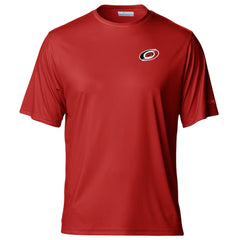 Carolina Hurricanes Columbia PFG Terminal Tackle Omni-Shade T-Shirt - Red T-shirts