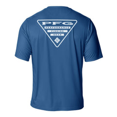 New York Rangers Columbia PFG Terminal Tackle Omni-Shade T-Shirt - Blue T-shirts
