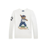 Yankees Polo Ralph Lauren Youth Sweater White