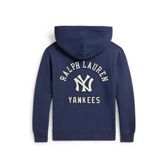 Yankees Polo Ralph Lauren Youth Fleece Hoodie Navy