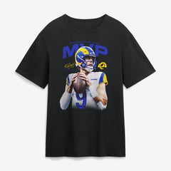 Matthew Stafford Los Angeles Rams 2025 NFL MVP T-Shirt - Black sale