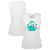 Los Angeles Angels Levelwear Women's Macy Spring Training Badge Bold Tank Top White