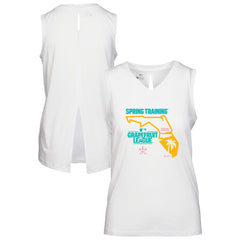 Houston Astros Levelwear Women's 2026 Spring Training Paisley Ball Bold Tank White