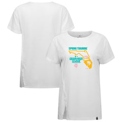 Minnesota Twins Levelwear Women's 2026 Spring Training Influx Ball Bold T-Shirt White