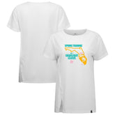 Miami Marlins Levelwear Women's 2026 Spring Training Influx Ball Bold T-Shirt White