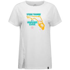 Houston Astros Levelwear Women's 2026 Spring Training Influx Ball Bold T-Shirt White
