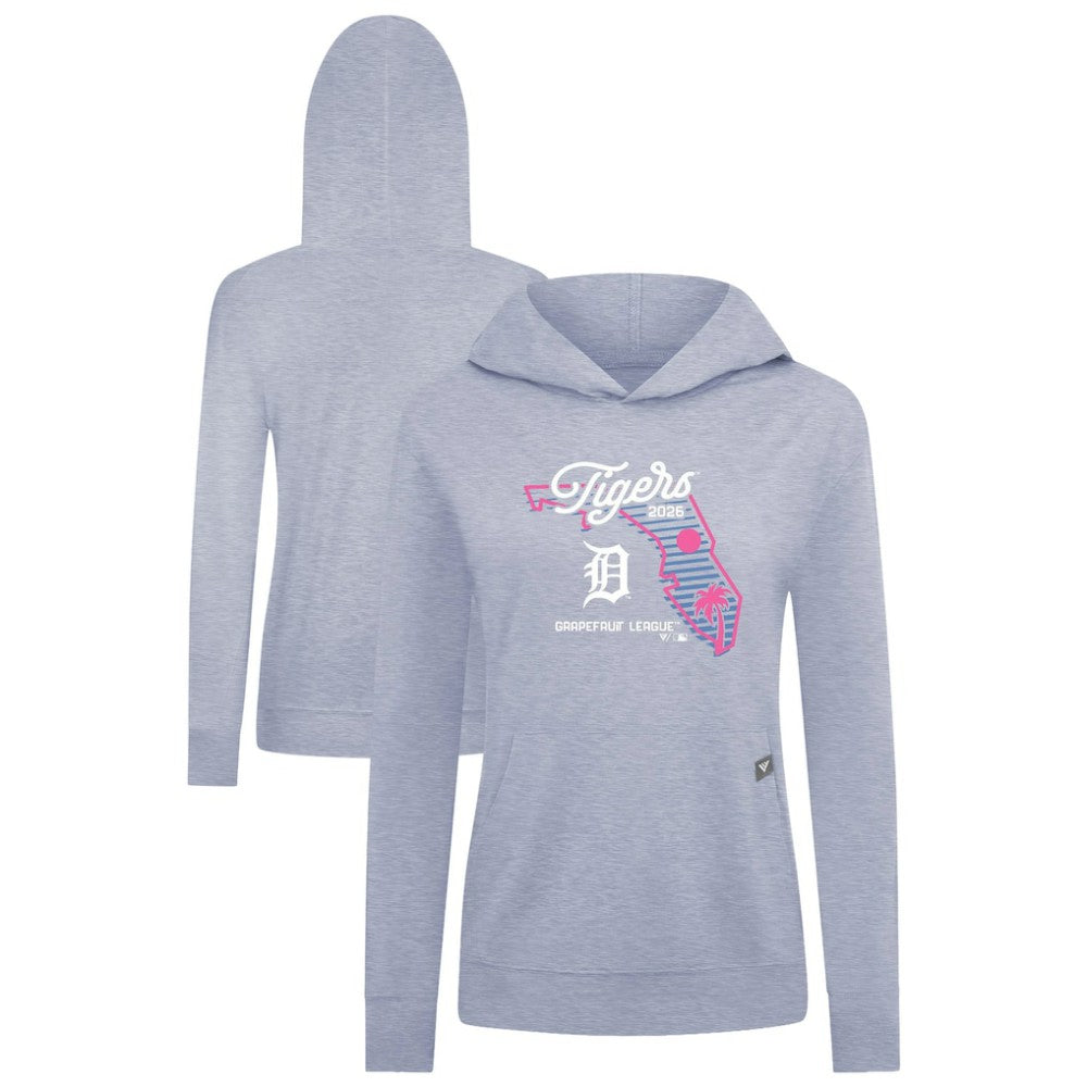 Detroit Tigers Levelwear Women's Relay Spring Training Sunrise Bold Hoodie Light Blue