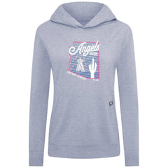 Los Angeles Angels Levelwear Women's Relay Spring Training Sunrise Bold Hoodie Light Blue