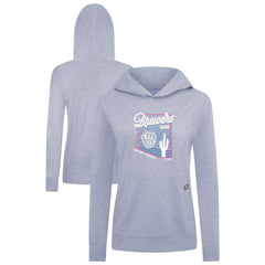 Milwaukee Brewers Levelwear Women's Relay Spring Training Sunrise Bold Hoodie Light Blue