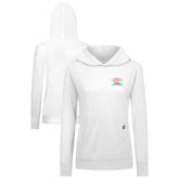 Minnesota Twins Levelwear Women's Relay Spring Break Panoramic Bold Hoodie White