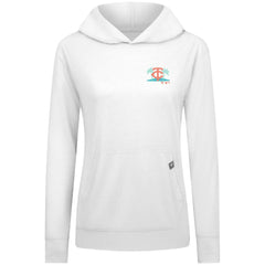 Minnesota Twins Levelwear Women's Relay Spring Break Panoramic Bold Hoodie White