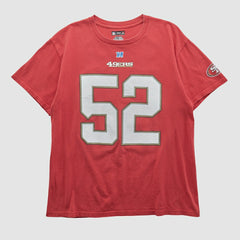 San Francisco 49ers NFL 2010s T-shirt - Red Vintage for sale