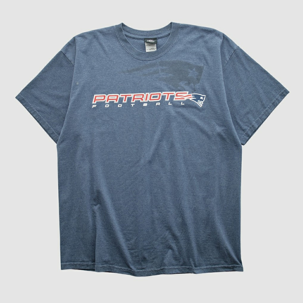 New England Patriots NFL 2010s T-shirt - Blue Vintage cheap