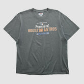 Houston Astros Majestic 2000s T-shirt Dark Heather Gray Vintage