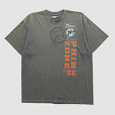 Miami Dolphins NFL 2010s T-shirt - Dark Heather Gray Vintage discount