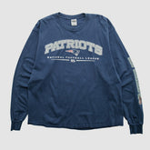 New England Patriots Gildan 2000s Long Sleeve T-shirt - Navy Vintage outlet
