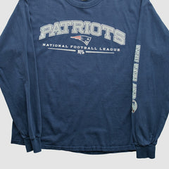 New England Patriots Gildan 2000s Long Sleeve T-shirt - Navy Vintage outlet