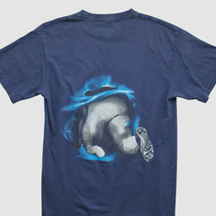 New England Patriots NFL 2010s T-shirt - Navy Vintage for sale