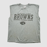 Cleveland Browns NFL 2000s Tank - Heather Gray Vintage discount